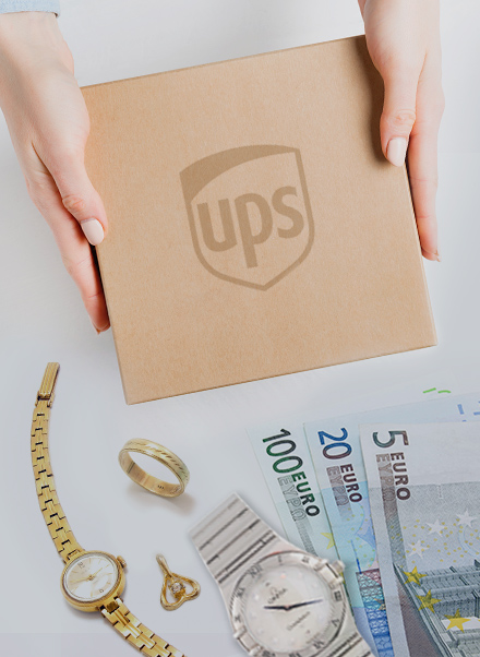 Goldankauf online per Post oder UPS