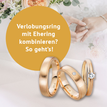 Verlobungsring mit Trauring kombinieren? So geht's!