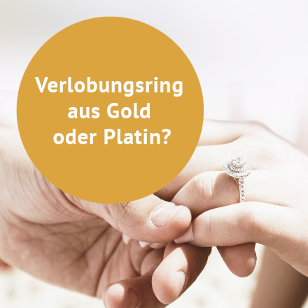 Verlobungsring aus Gold oder Platin?