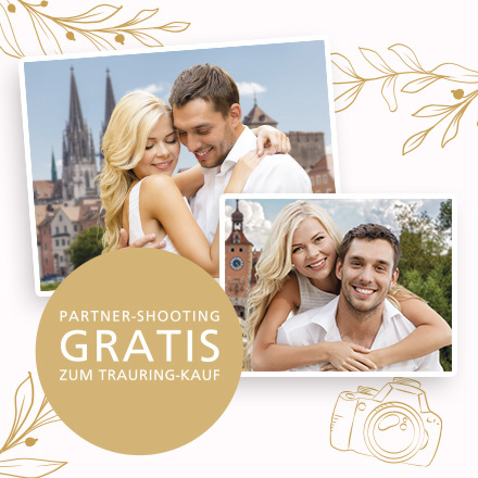 Partner-Shooting gratis zum Trauring-Kauf