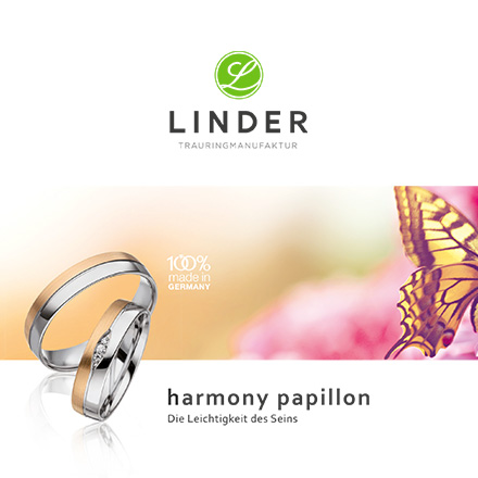 Linder Trauringmanufaktur - harmony papillon